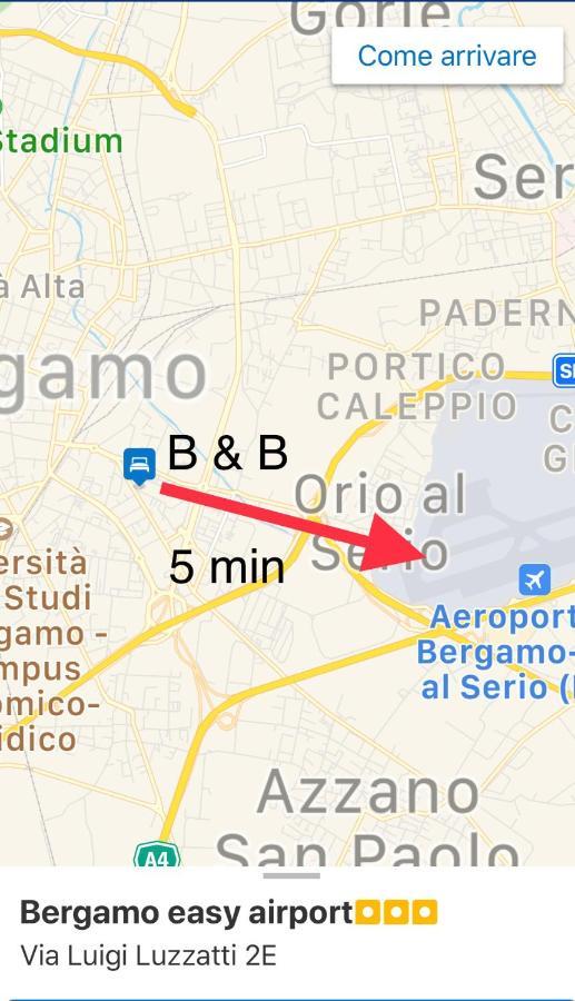 Bergamo Easy Airport Sleep&Fly Parking Apartment Exterior photo